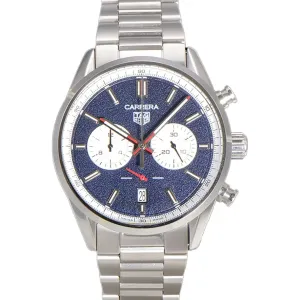 Carrera Chronograph 43 Blue Dial
