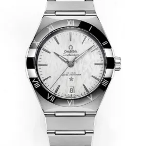 Constellation Co-Axial Master Chronometer 41mm Rhodium-Grey Dial on Bracelet